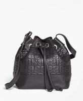 Thumbnail for your product : Brooks Brothers "BB" Quilted Leather Bucket Bag