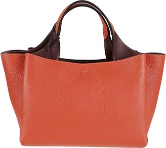 Woman ORANGE Bag in Leather Micro XBWAPAEL000QRIPZ6O46