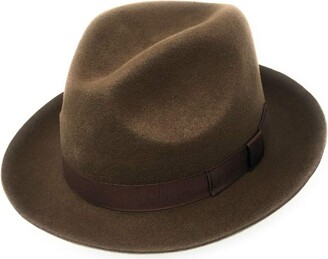 Cotswold Country Hats Trilby Hat Mens 100% Wool. Perfect for Races