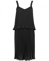 Thumbnail for your product : Atterly Black Fit & Flare Britta Pleated Dress