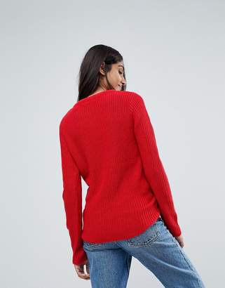 Brave Soul Tall Trowbo Round Neck Sweater