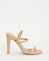 Thumbnail for your product : Spurr Women's Nude Heeled Sandals - Kiana Heels - Size 10 at The Iconic