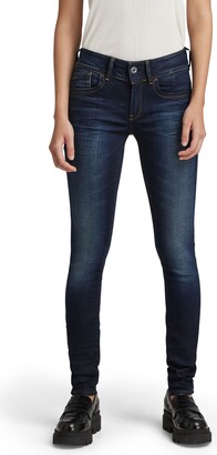 G Star Women's Lynn Mid Rise Skinny Fit Jeans