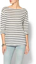Thumbnail for your product : Michael Stars Long Sleeve Boat Neck Stripe Tee