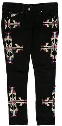 Isabel Marant Embroidered Skinny Jeans