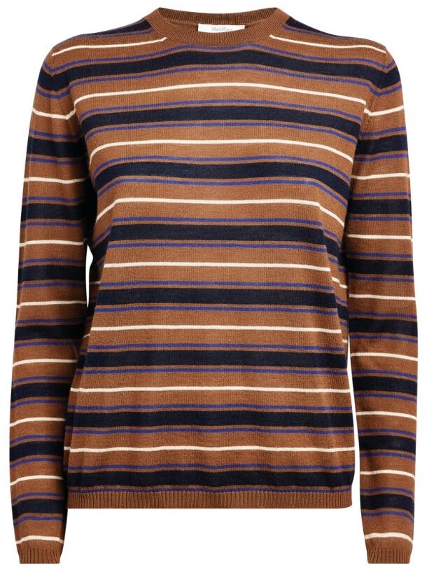 Max Mara Cashmere Striped Sweater - ShopStyle