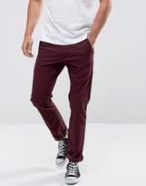 Thumbnail for your product : Farah Elm Slim Fit Chino In Burgundy