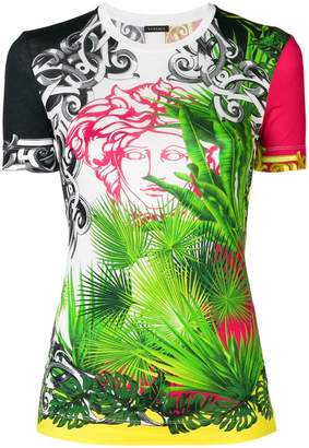 Versace palm print Medusa T-shirt
