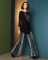 Thumbnail for your product : Caroline Rose 3/4-Sleeve Asymmetric Top