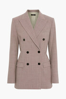 Thumbnail for your product : Theory Double-breasted Houndstooth Woven Blazer