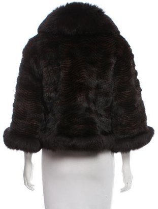 Alberto Makali Mink & Fox Fur Jacket