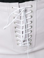 Thumbnail for your product : Unravel Project Lace-Up Mini Skirt
