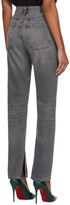 Thumbnail for your product : Citizens of Humanity Grey Campbell High-Rise Relaxed Straight Long Jeans