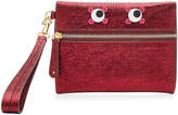 Thumbnail for your product : Anya Hindmarch Circulus Eyes Small Metallic Leather Pouch
