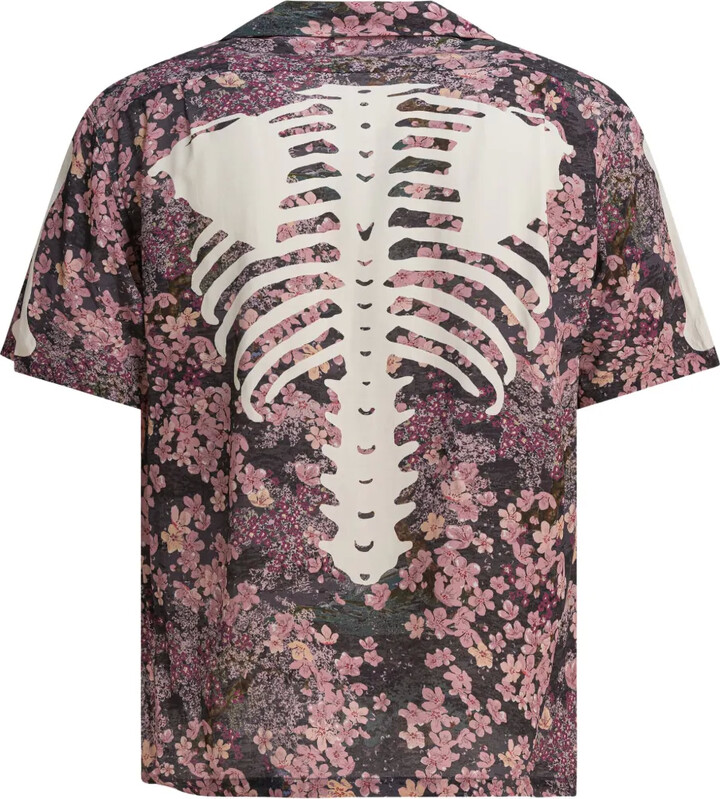 KAPITAL Floral Skeleton Shirt