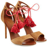 Thumbnail for your product : Malone Souliers Ida Suede Sandals with Tassels
