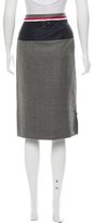 Thumbnail for your product : Thom Browne Wool Pencil Skirt w/ Tags