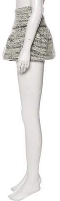 Isabel Marant Tweed Mini Skirt Grey Tweed Mini Skirt