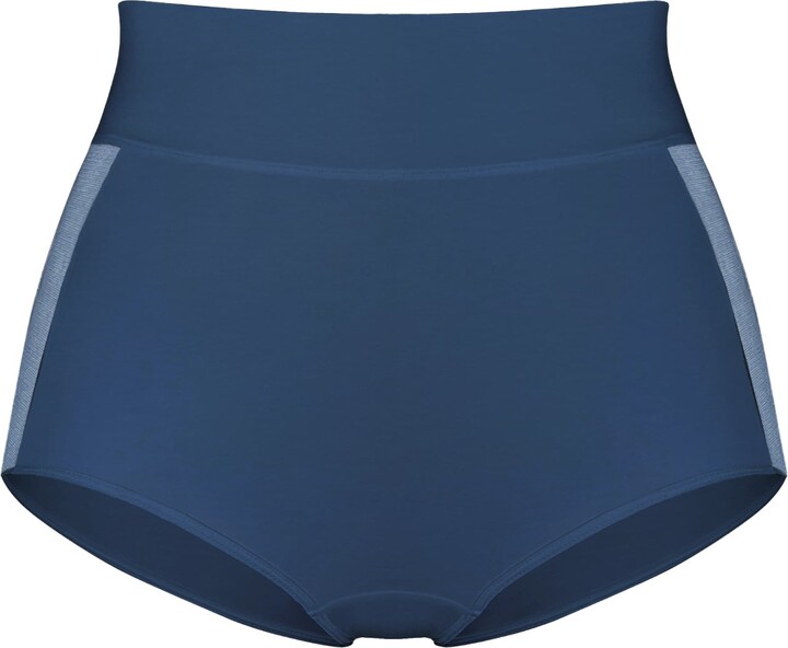 Monique Morin Lingerie Core Shorty Dark Denim Blue - ShopStyle Panties