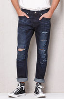 Thumbnail for your product : PacSun Slim Ripped Dark Wash Stretch Jeans