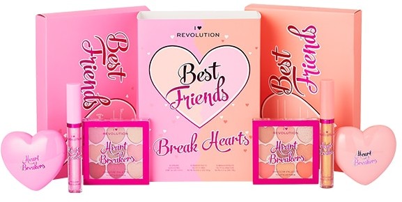 I Heart Revolution I Heart Best Friends Break Hearts Makeup Gift Set