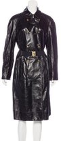 Thumbnail for your product : Loewe Leather Trench Coat