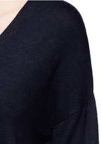 Thumbnail for your product : Topshop Oversized V-neck wool blend sweater