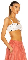 Thumbnail for your product : MARIANNA SENCHINA Cropped Folded Bustier Top in Black & White