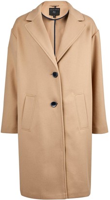 Dorothy Perkins Relaxed Masculine Coat - Camel - ShopStyle