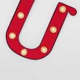 Thumbnail for your product : Burberry 'U' Studded Leather Alphabet Charm