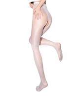 Thumbnail for your product : E-Laurels Women's Sexy Silky Crotchless Stretchy High-waist Pantyhose Stockings Light Nude