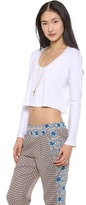 Thumbnail for your product : Riller & Fount Luke French Terry Crop Top