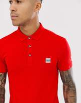 Thumbnail for your product : BOSS Passenger slim fit logo polo in red