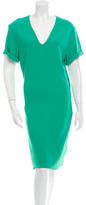 Thumbnail for your product : CNC Costume National V-Neck Midi Dress w/ Tags
