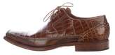 Thumbnail for your product : Mezlan Alligator Derby Oxfords