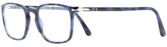 Persol Tortoiseshell-Effect Square-Frame Glasses