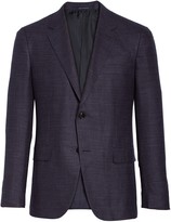 Thumbnail for your product : Ermenegildo Zegna Milano Classic Fit Check Wool & Silk Sport Coat