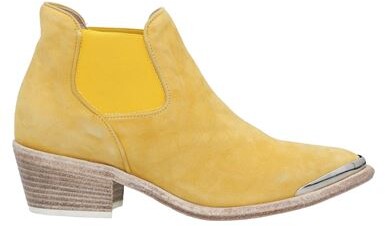 Yellow Suede Ankle Women's Boots | Shop the world's largest collection of  fashion | ShopStyle