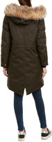 Thumbnail for your product : Mackage Rena Leather-Trim Coat