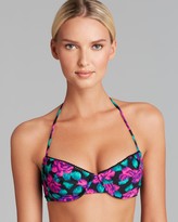 Thumbnail for your product : Shoshanna Pearl Beach Floral Bikini Top