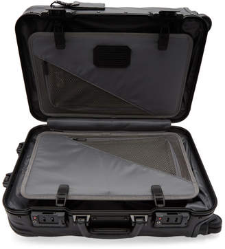 Tumi Black Aluminium International Carry-On Suitcase