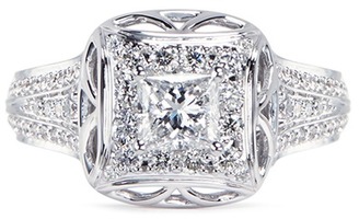 Vera Wang LOVE Tiara - diamond engagement ring