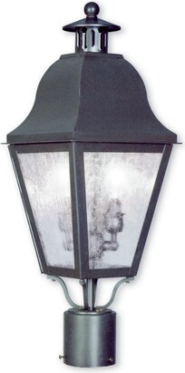 Livex Amwell 2-Light Outdoor Post Lantern