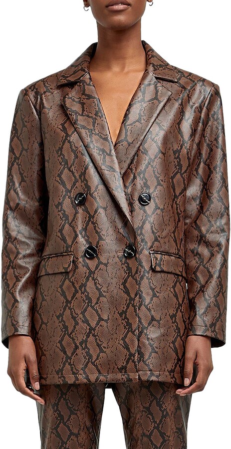 snake print jackets
