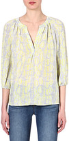 Thumbnail for your product : Joie Addie python-print silk blouse