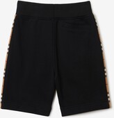 Thumbnail for your product : Burberry Childrens Check Panel Cotton Shorts Size: 10Y
