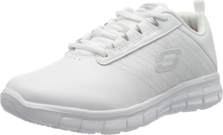 Skechers White Sneakers | Shop the world's largest collection of fashion |  ShopStyle UK