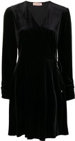Thumbnail for your product : Twin-Set long-sleeve V-neck dress