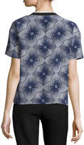 Thumbnail for your product : Opening Ceremony Niko Medallion Silk Top, Ink