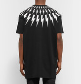 Thumbnail for your product : Neil Barrett Printed Cotton-Jersey T-Shirt